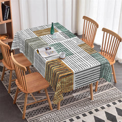 Lofaris Desolate Autumn Lines Rectangle Tablecloth