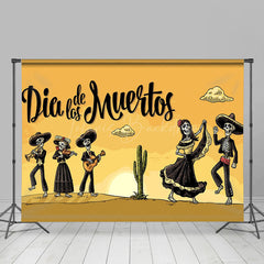 Lofaris Dia Delas Muertos Desert Daytime Celebration Backdrop