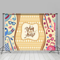 Lofaris Dia Dos Avos Gifts Happy Grandparents Day Backdrop