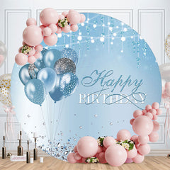 Lofaris Diamond Strings Balloon Circle Birthday Backdrop