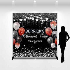 Lofaris Diamonds Silver Sparkling Cutsom Retirement Backdrop