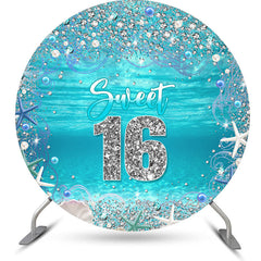 Lofaris Diamonds Underwater Round Sweet 16 Birthday Backdrop