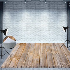 Lofaris Dirty Vertical Wood Board Floor Backdrop For Photo