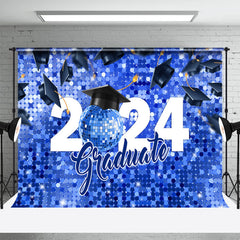 Lofaris Disco Bokeh Fallen Hats Graduate 2023 Backdrop