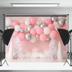 Lofaris Dreamy Balloons Girls Birthday Cake Smash Backdrop