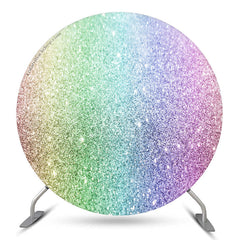 Lofaris Dreamy Glitter Rainbow Circle Birthday Backdrop