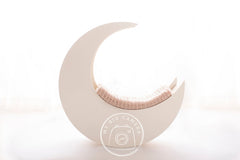 Lofaris Dreamy Moon Backlit White Newborn Photography Backdrop