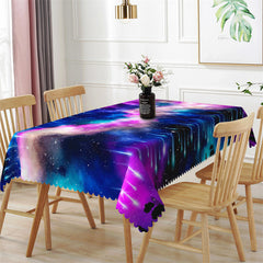 Lofaris Dreamy Outer Space Galaxy Starry Universe Tablecloth