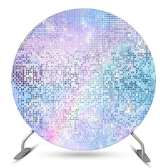 Lofaris Dreamy Purple Lavender Round Birthday Party Backdrop