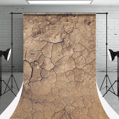 Lofaris Drought Cracked Land Texture Sweep Photo Backdrop