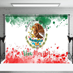 Lofaris Eagle Viva Mexico Flag Independence Day Backdrop