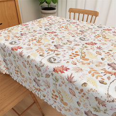 Lofaris Elegant Autumn Marple Leaves Tablecloth Decoration