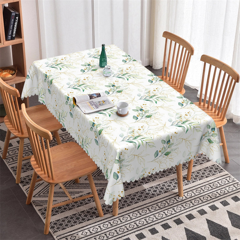 Lofaris Elegant Plants Patterns Home Kitchen Tablecloth