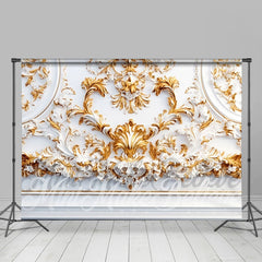 Lofaris Elegant Wall Golden Pattern Photograph Backdrop