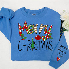 Lofaris Elk Cherry Mom And Kids Custom Christmas Sweatshirt