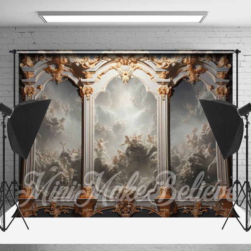 Lofaris European Mythological Angel Cloud Painting Backdrop