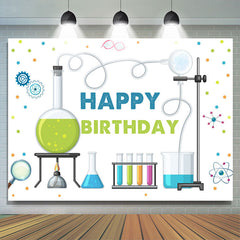 Lofaris Experimental Apparatus Chemistry Theme Birthday Backdrop