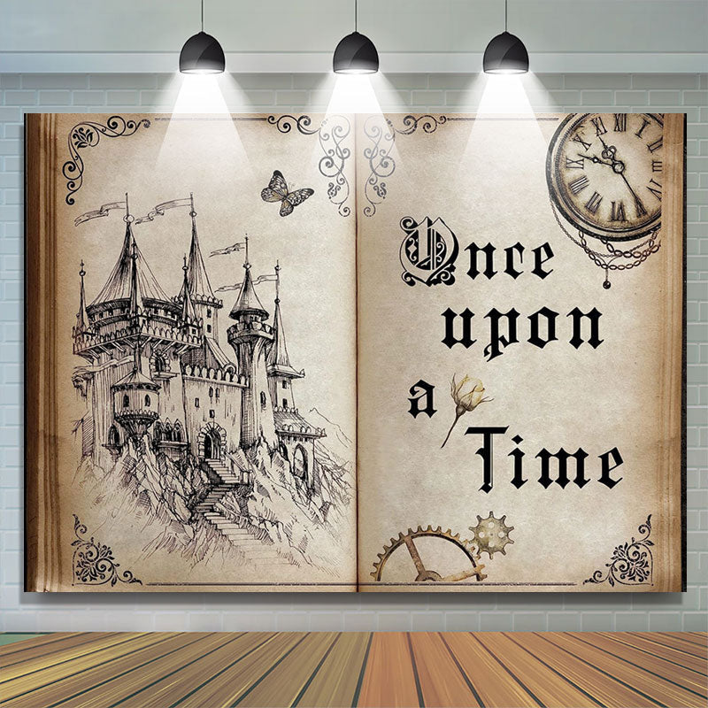 Lofaris Fairy Tale Book Romantic Story Birthday Backdrop