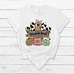 Lofaris Fall Chicken Pumpkin Thanksgiving Grandma T - Shirt