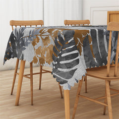 Lofaris Fallen Leaves Autumn Rectangle Tablecloth