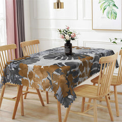 Lofaris Fallen Leaves Autumn Rectangle Tablecloth