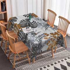 Lofaris Fallen Leaves Autumn Rectangle Tablecloth