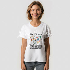 Lofaris Family Adventure Hiking Camping Trip Heart T-Shirt