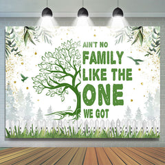 Lofaris Family Like The One Leaves Glitter Party Backdrop