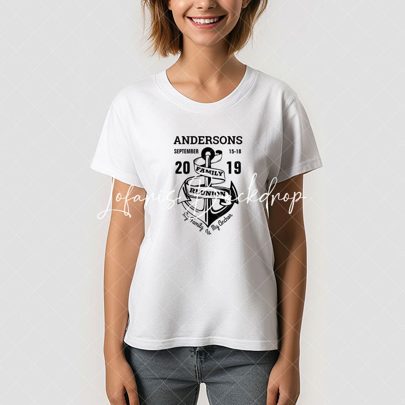 Lofaris Family Reunion Anchor Personalized T-Shirt