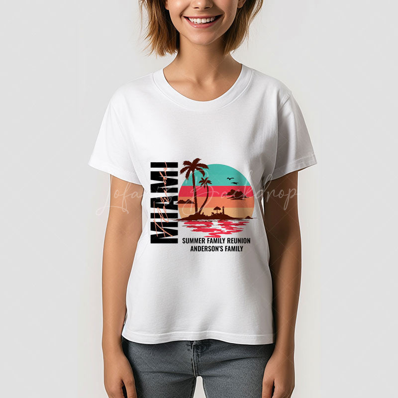 Lofaris Family Reunion Custom Cruise Summer Vacation T-Shirt