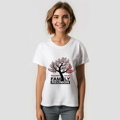 Lofaris Family Reunion Heart Tree Silhouette Vacation TShirt