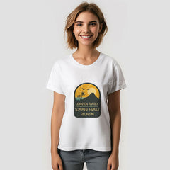 Lofaris Family Reunion Summer Beach Palm Tree Custom T-Shirt