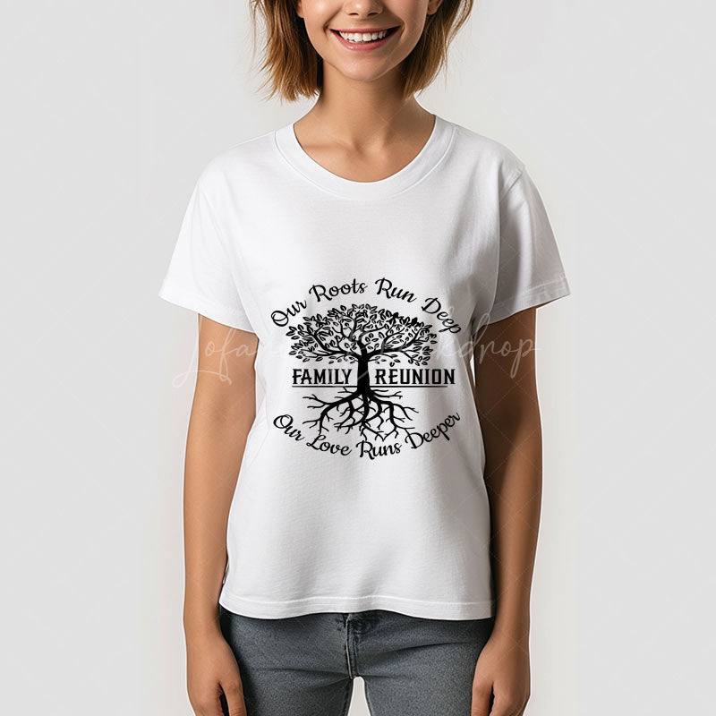 Lofaris Family Reunion Vacation Tree Heart Roots TShirt