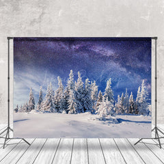 Lofaris Fantasy Galaxy Cedar Landscape Photography Backdrop