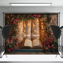 Lofaris Fantasy LED Lights Flowers Story Book Photo Backdrop