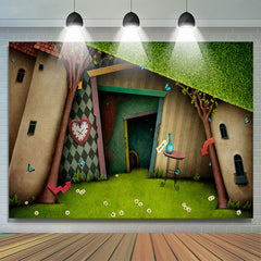 Lofaris Fantasy Wonderland Magic House Door Party Backdrop