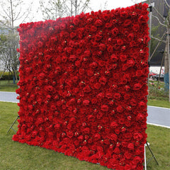 Lofaris Fashion Artificial Red Flower Wall Decor For Wedding