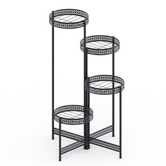 Lofaris Fashion Style Black Metal Plant Stand For Decoration