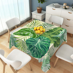 Lofaris Fashionable Tropical Monstera Patterns Tablecloth