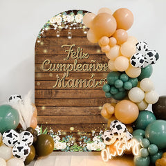 Lofaris Feliz Cumpleanos Mama Mothers Day Arch Backdrop