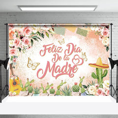 Lofaris Feliz Dia De La Madre Floral Mothers Day Backdrop