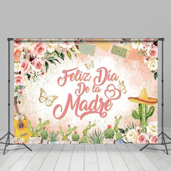 Lofaris Feliz Dia De La Madre Floral Mothers Day Backdrop