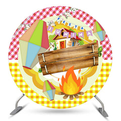 Lofaris Festa Junina With Bonfire Outdoor Circle Backdrop Kit