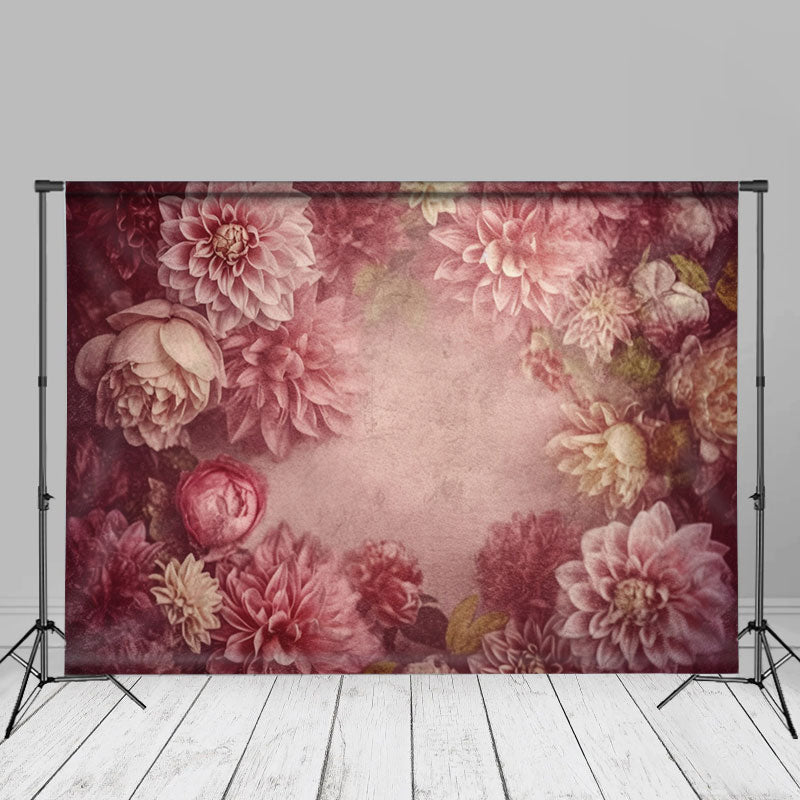 Lofaris Fine Art Floral Dusty Pink Abstract Photo Backdrop