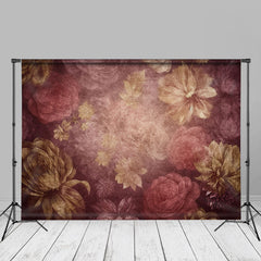 Lofaris Fine Art Pink Floral Photo Backdrop For Maternity