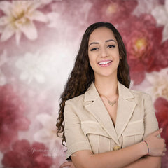 Lofaris Fine Art Soft Pink Floral Backdrop For Photo Booth