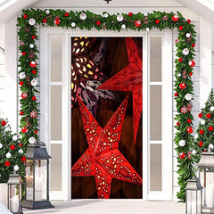 Lofaris Fivepointed Star Christmas Door Cover Decoration