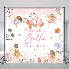 Lofaris Floral Fairy Custom 1st Birthday Backdrop For Girls