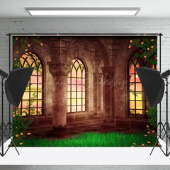 Lofaris Floral Meadow Door And Window Backdrop For Photo