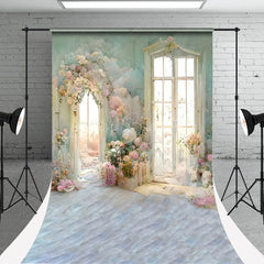 Lofaris Floral Oil Painting Elegant Door Photo Sweep Backdrop